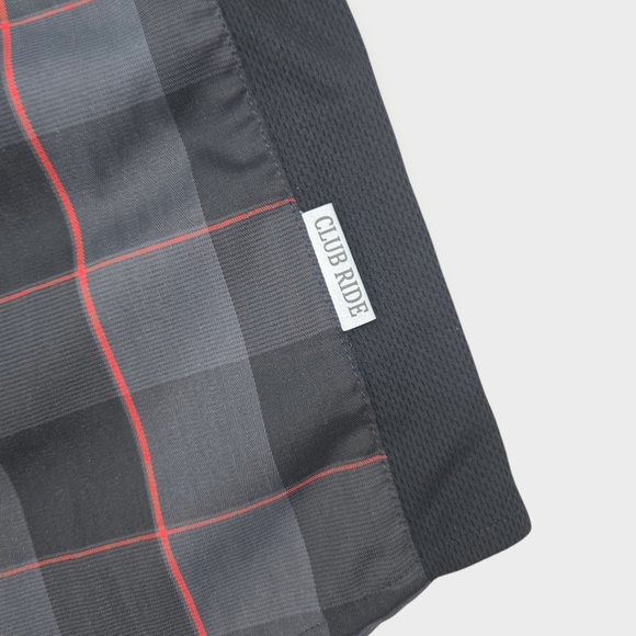 Club Ride Shirt Mens Medium Black Stripe Short Sleeve Button Up Outdoors Pocket - Picture 4 of 11